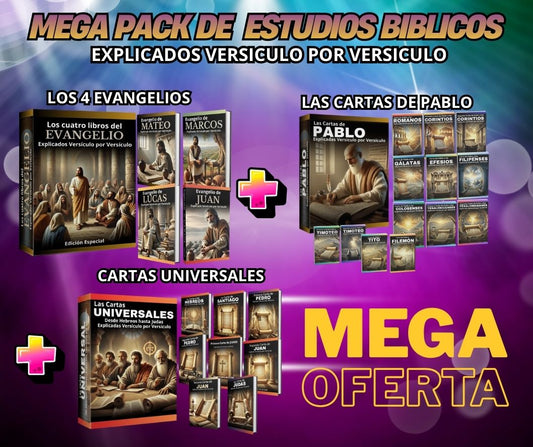 MEGA PACK DE ESTUDIOS BIBLICOS 📚